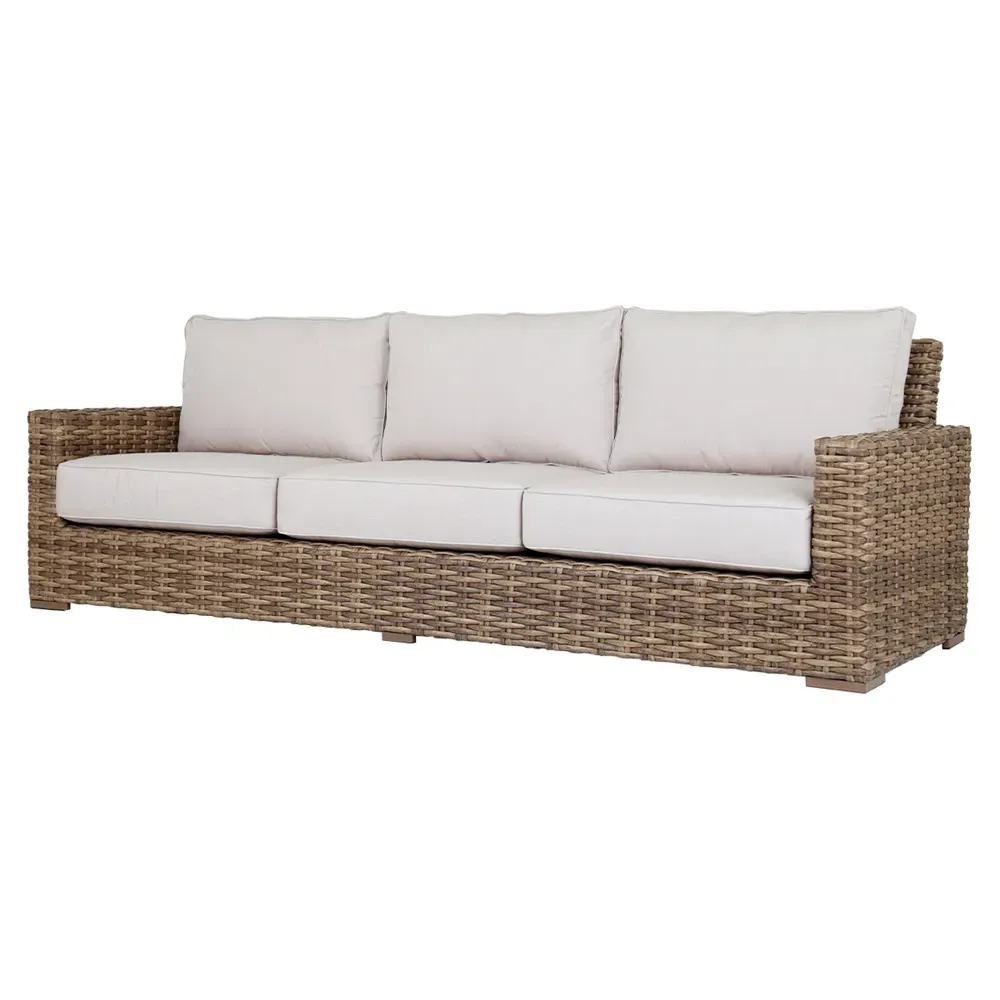 Aria Outdoor Sofa - Brown, Wicker