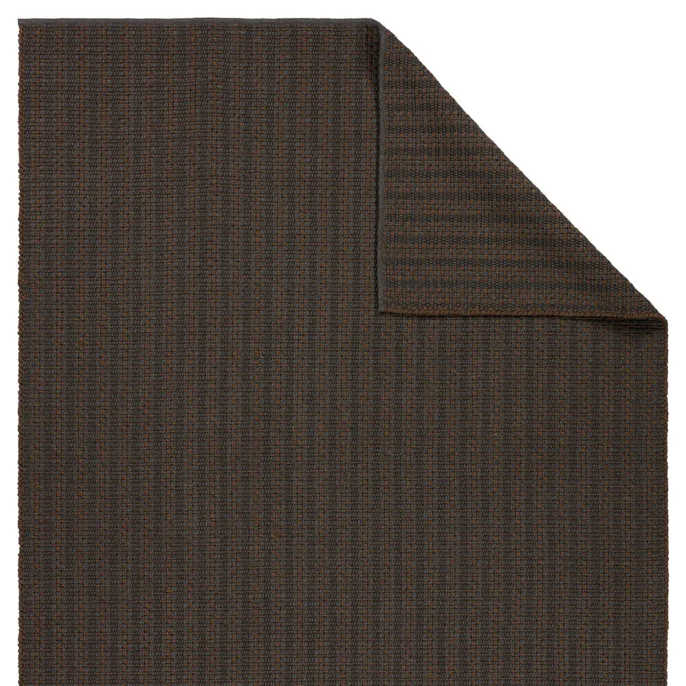 Arian Striped Indoor Outdoor Rug - Brown, Polypropylene