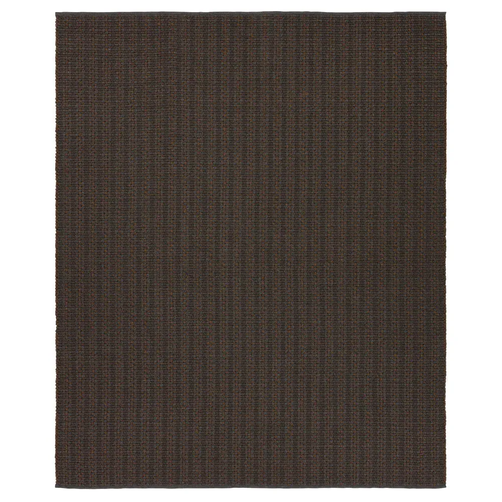 Arian Striped Indoor Outdoor Rug - Brown, Polypropylene image