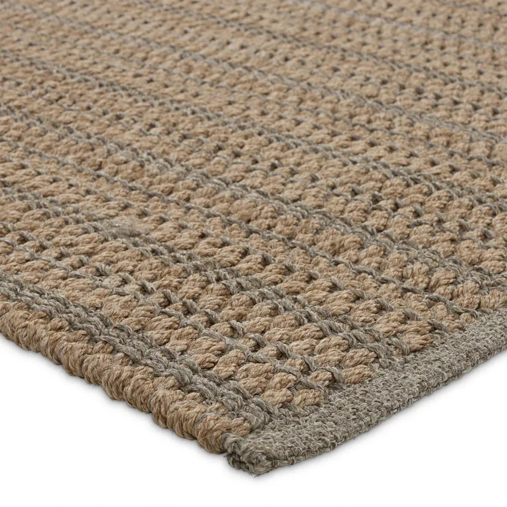 Arian Striped Indoor Outdoor Rug - Tan, Polypropylene