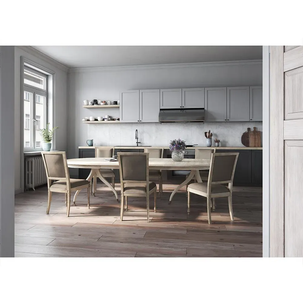 Ariane Extendable Dining Table - Bleached Walnut