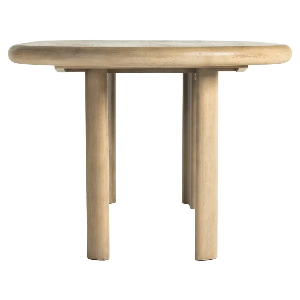 Ariane Oval Extendable Dining Table - Light Oak
