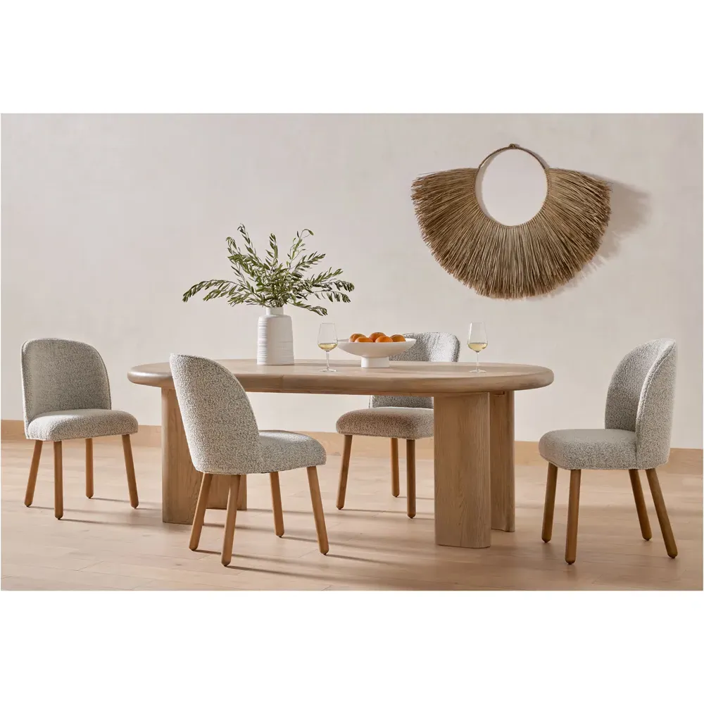Ariane Oval Extendable Dining Table - Yucca Oak
