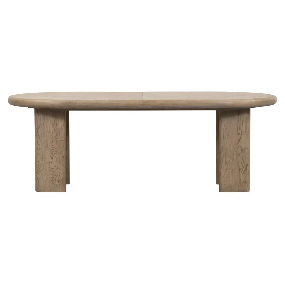 Ariane Oval Extendable Dining Table - Yucca Oak