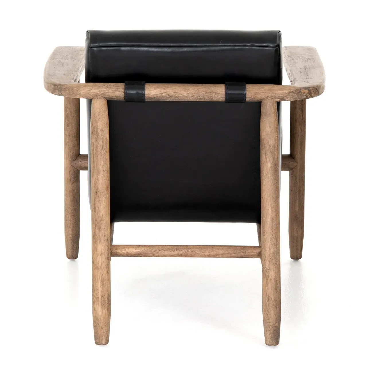 Arianne Occasional Arm Chair - Black, Leather