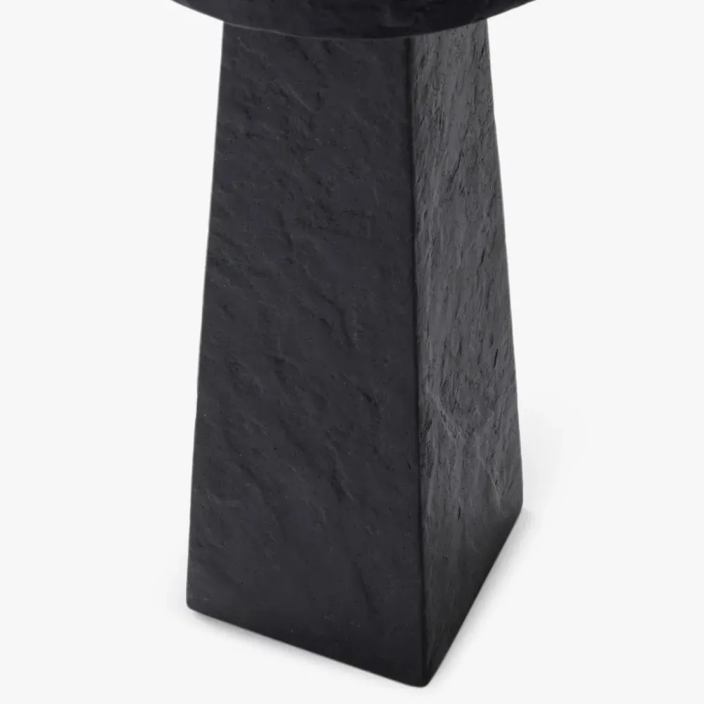 Ariel Drink Table - Black, Fibercement