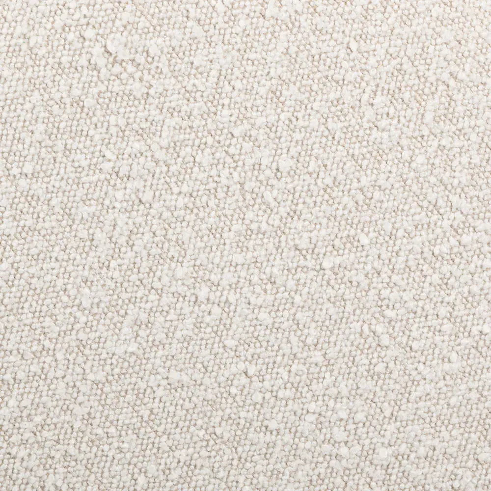 Ariel Square Ottoman - Cream, Oak