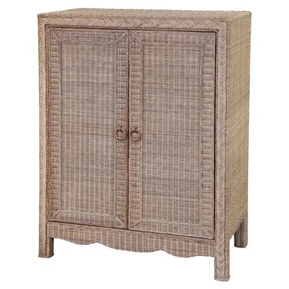 Arieth Rattan Cabinet - Natural