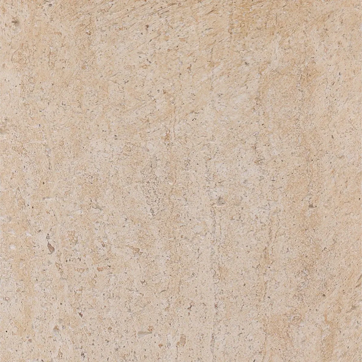 Arieth Round Drum Outdoor End Table - Beige, Concrete