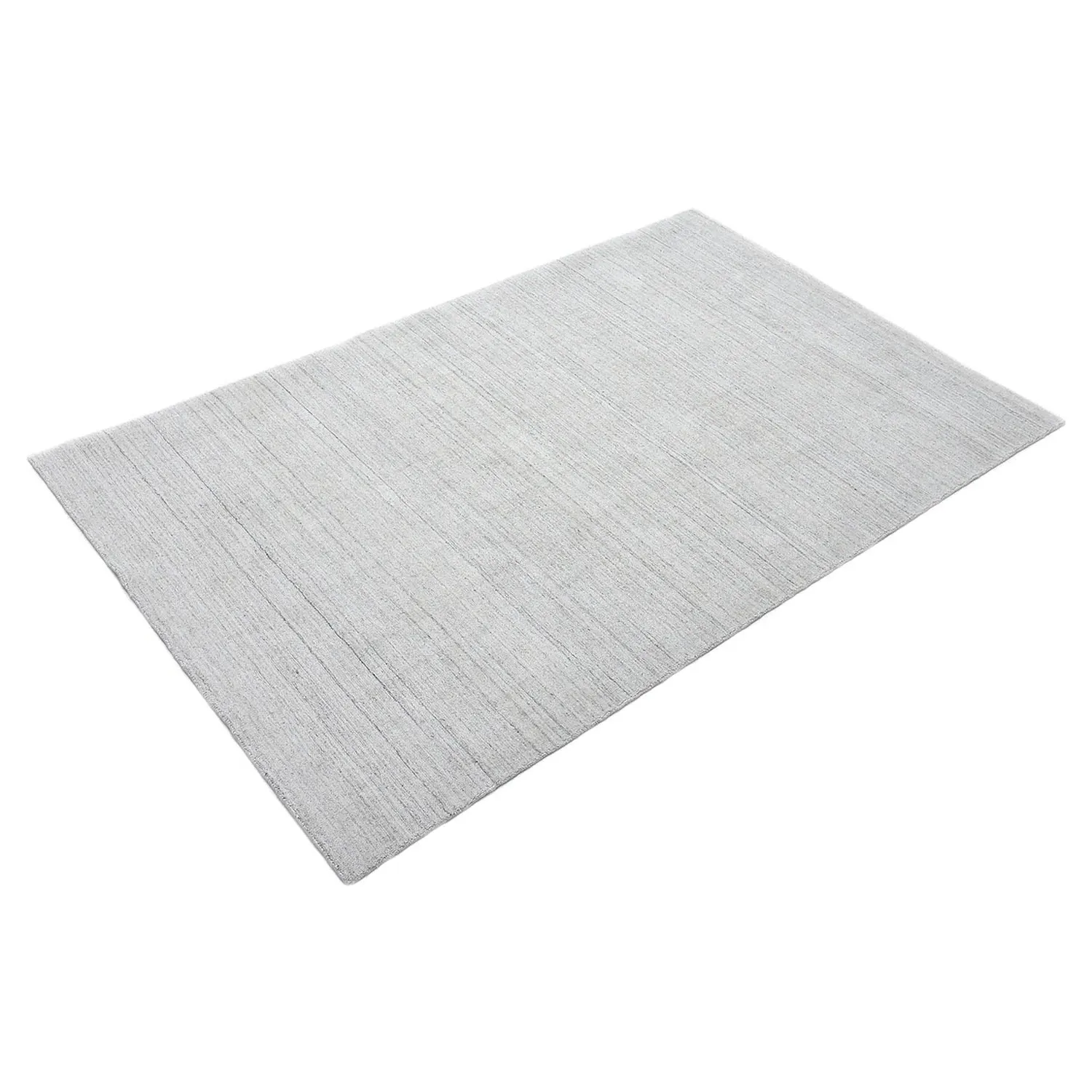 Arisha Solid Rug - White, Wool