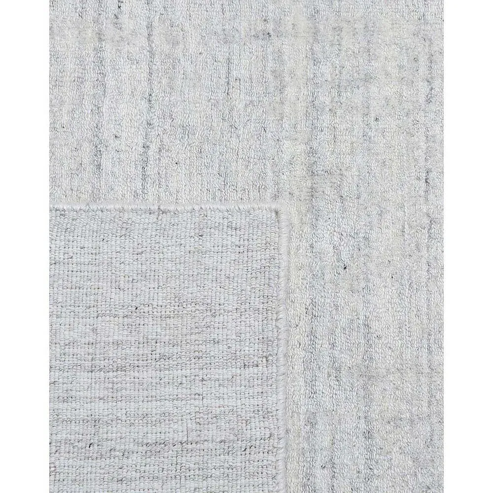 Arisha Solid Rug - White, Wool