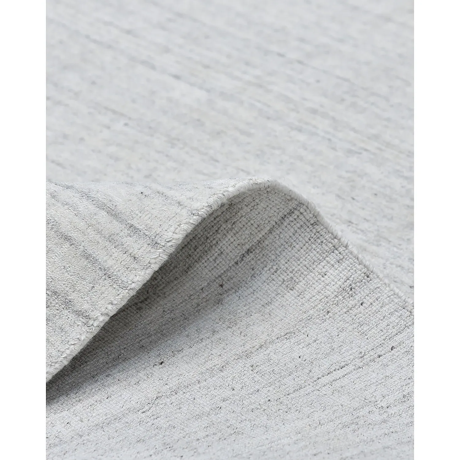 Arisha Solid Rug - White, Wool