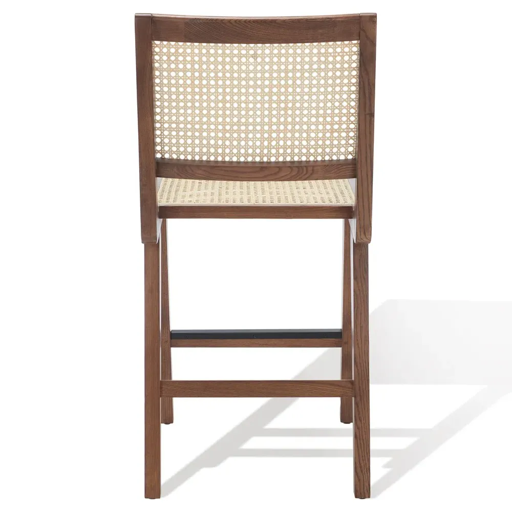 Arlene Counter Stool - Brown, Rattan