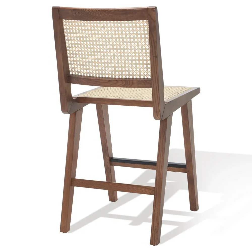 Arlene Counter Stool - Brown, Rattan