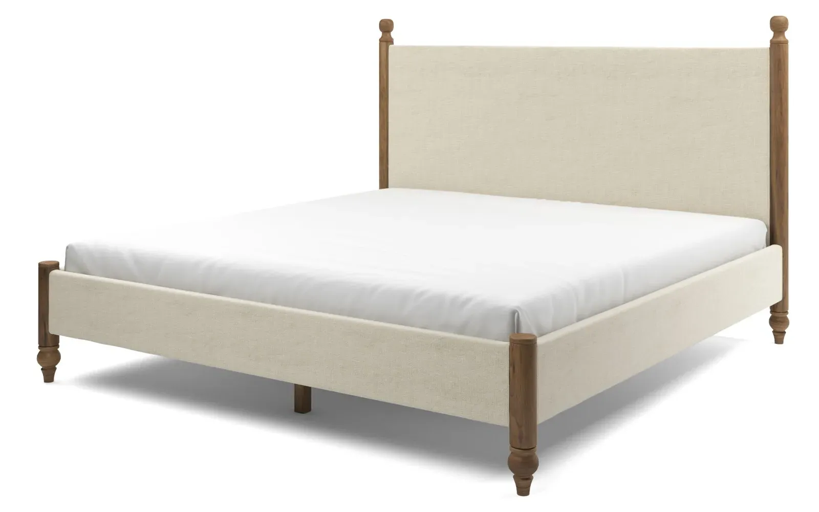 Arlette Cal King Bed Frame - Sea Salt