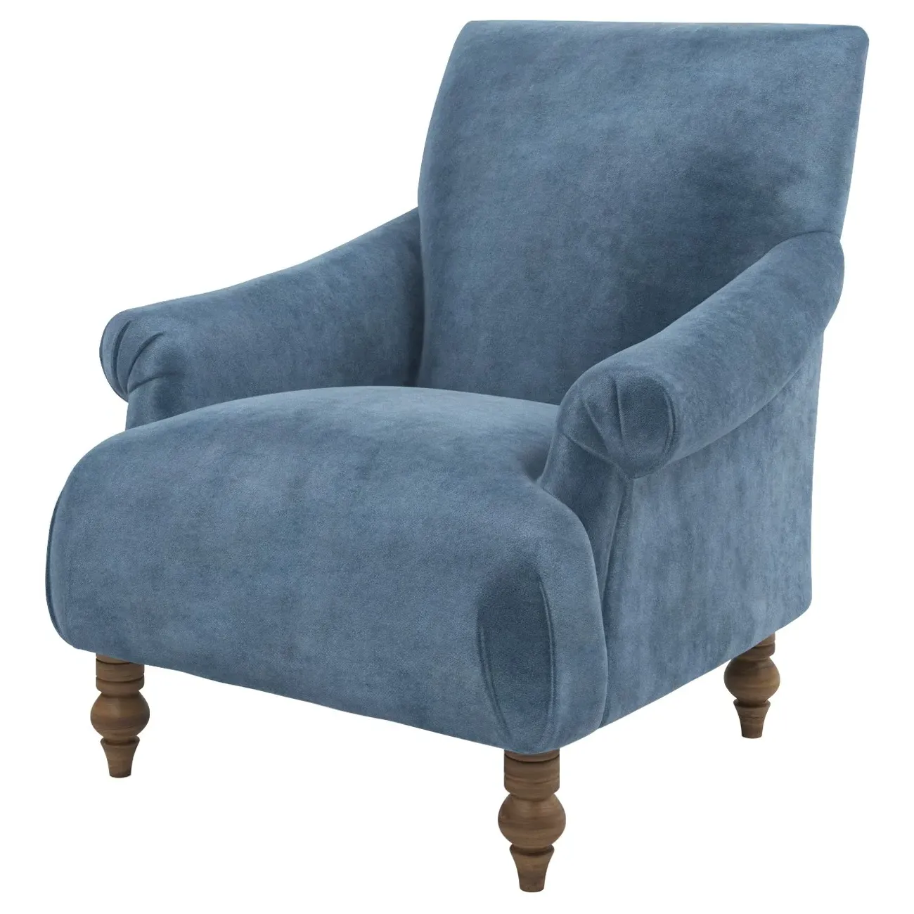 Arlette Chair - Blue Dusk, Performance Velvet