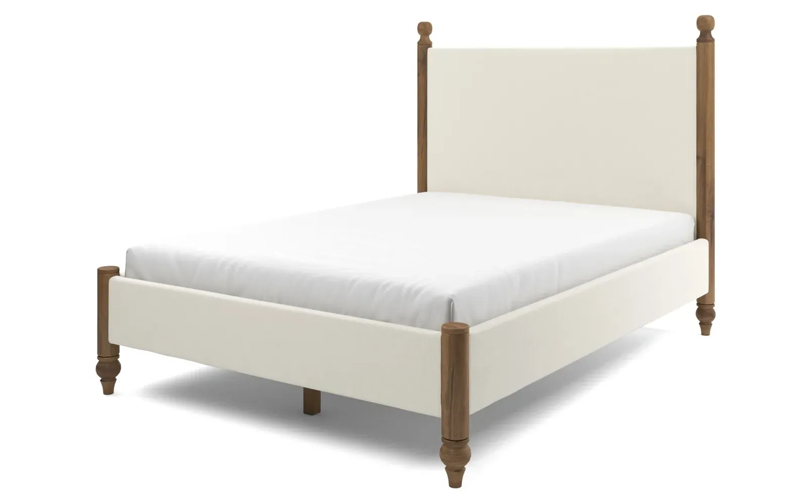 Arlette Full Size Performance Bed - Marshmallow