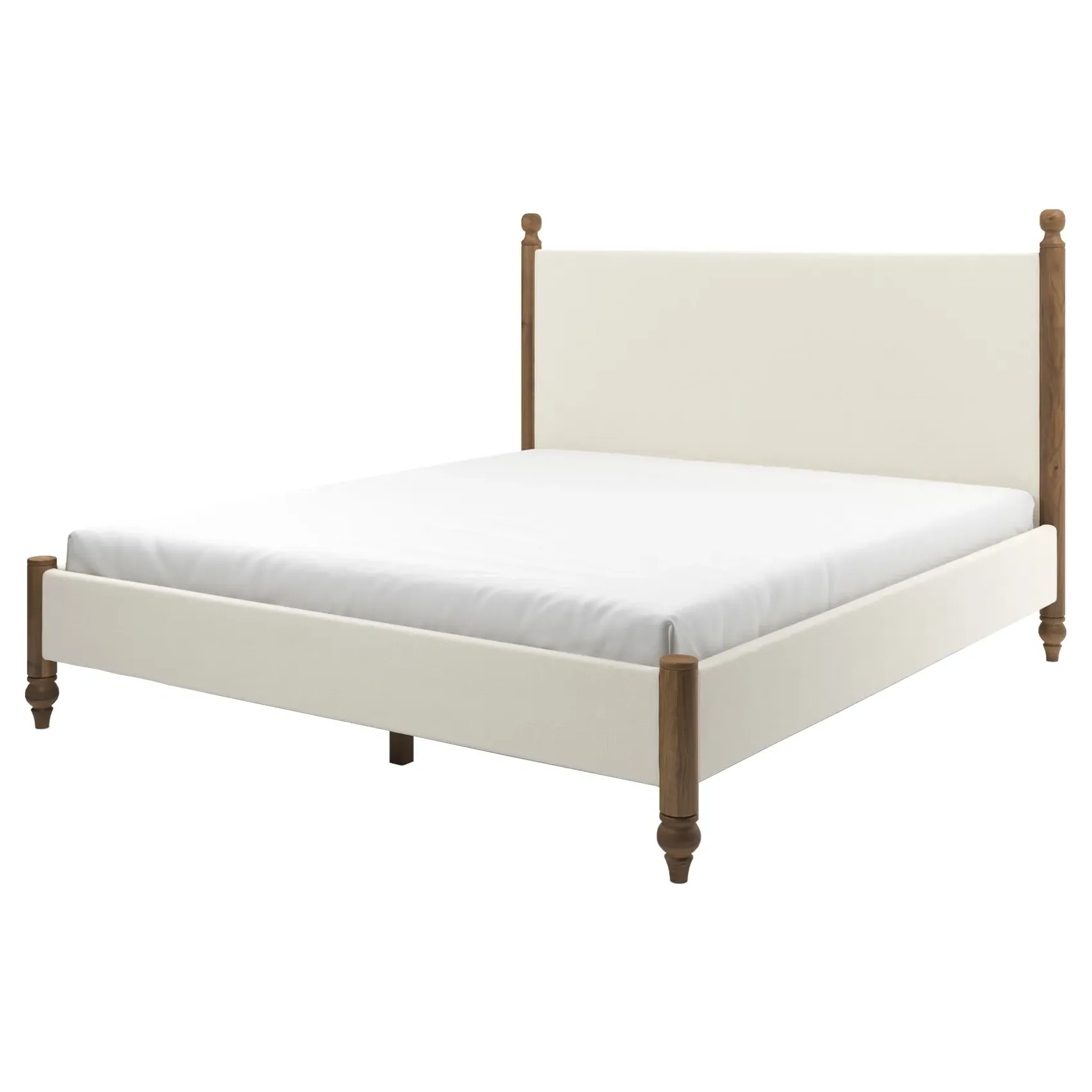 Arlette King Size Performance Bed - Marshmallow