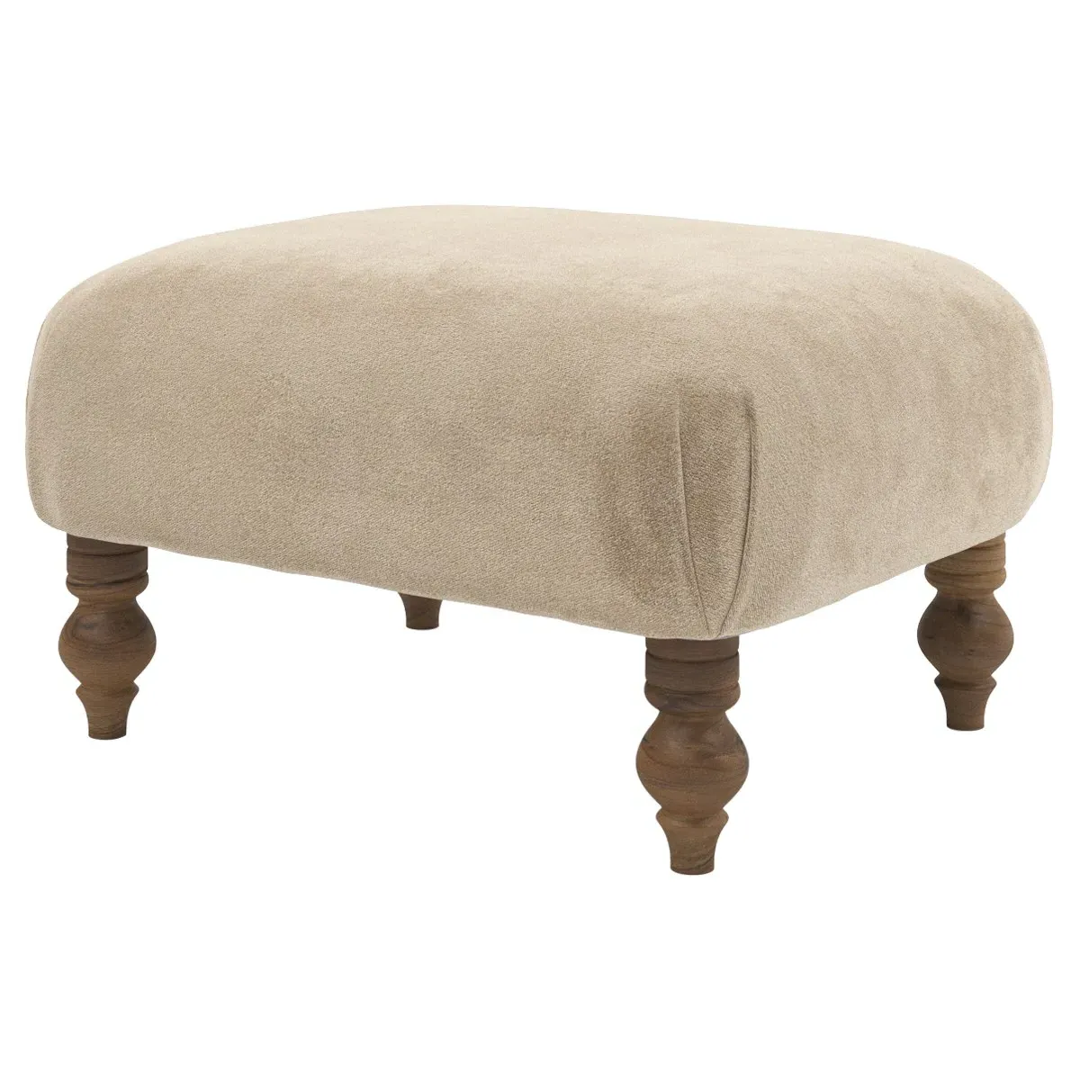 Arlette Ottoman - Champagne, Performance Velvet image