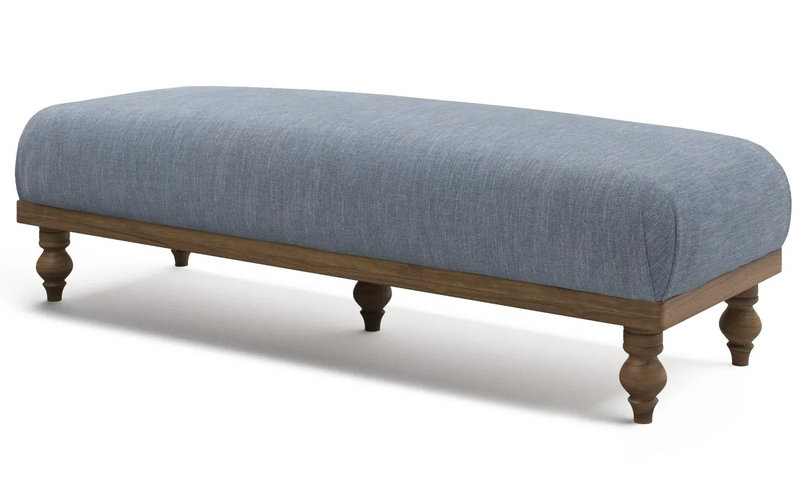 Arlette Performance Bench - Nantucket Blue