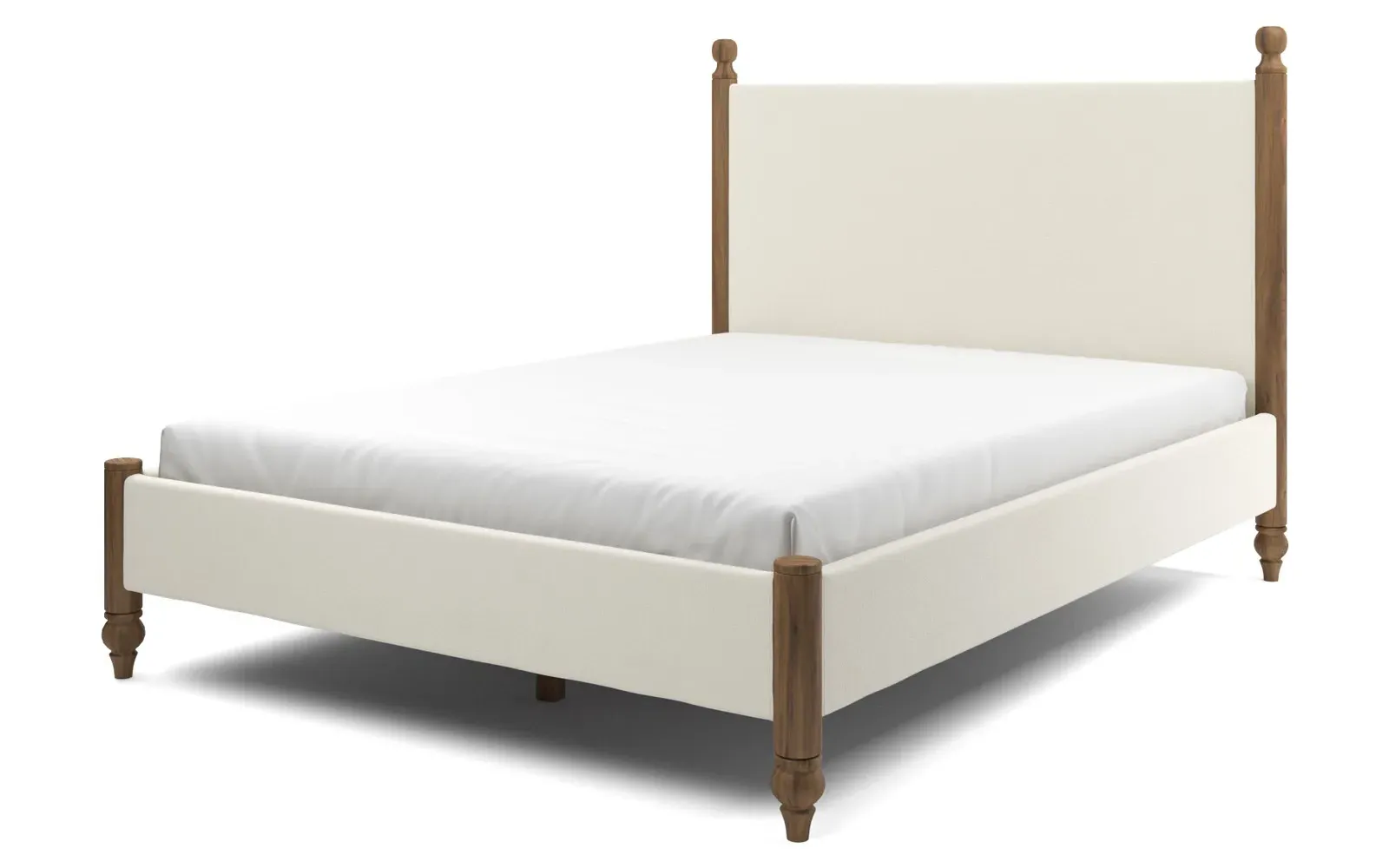 Arlette Queen Size Performance Bed - Marshmallow