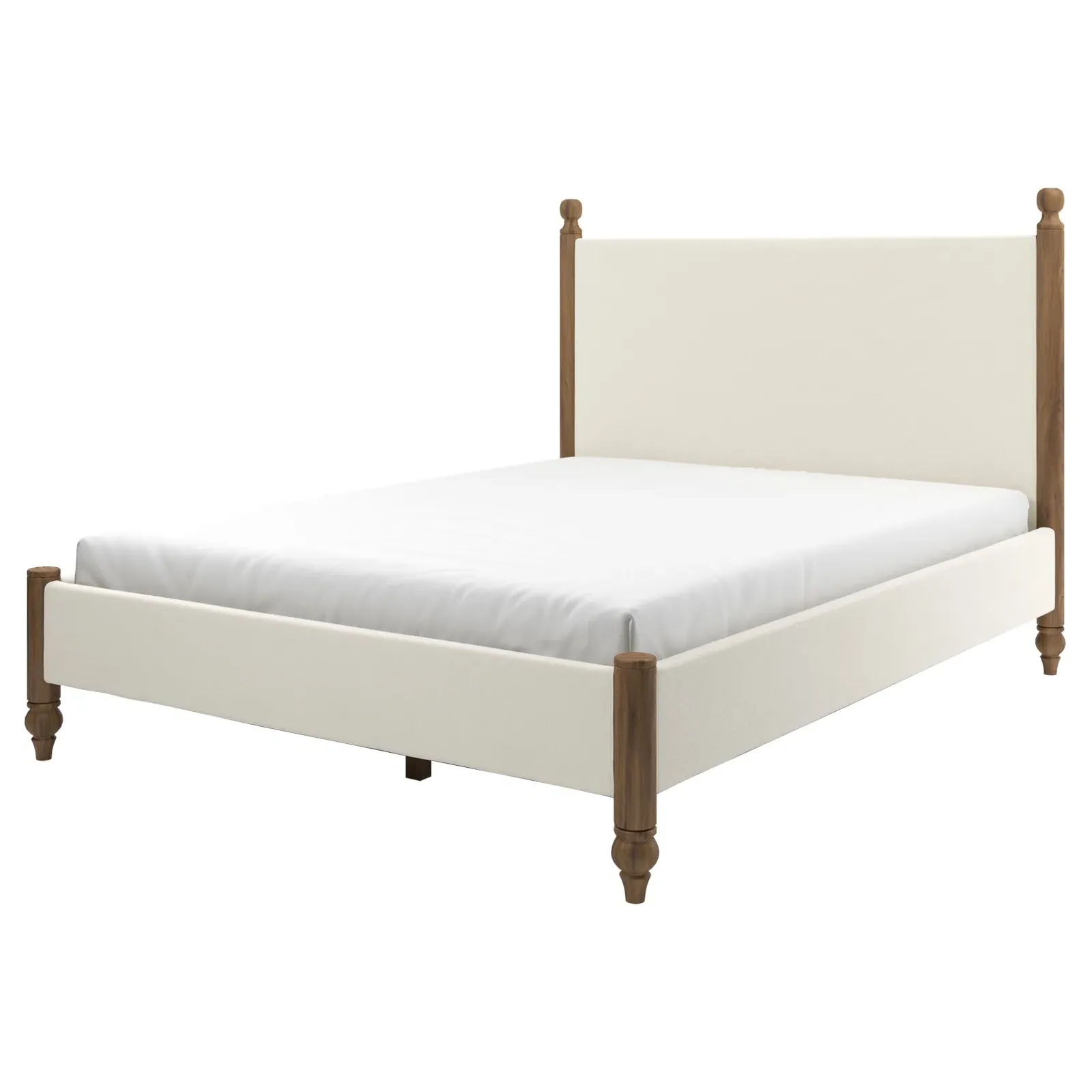 Arlette Queen Size Performance Bed - Marshmallow