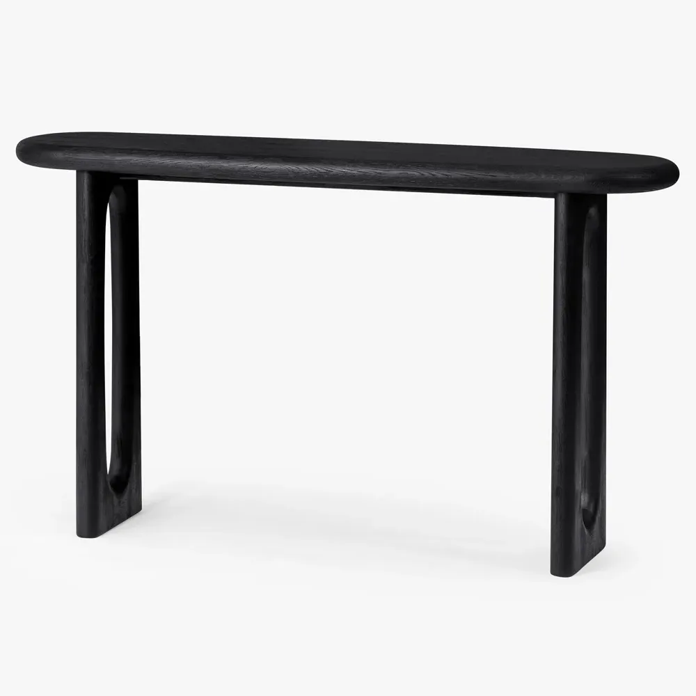 Arley Console Table - Black, Oak