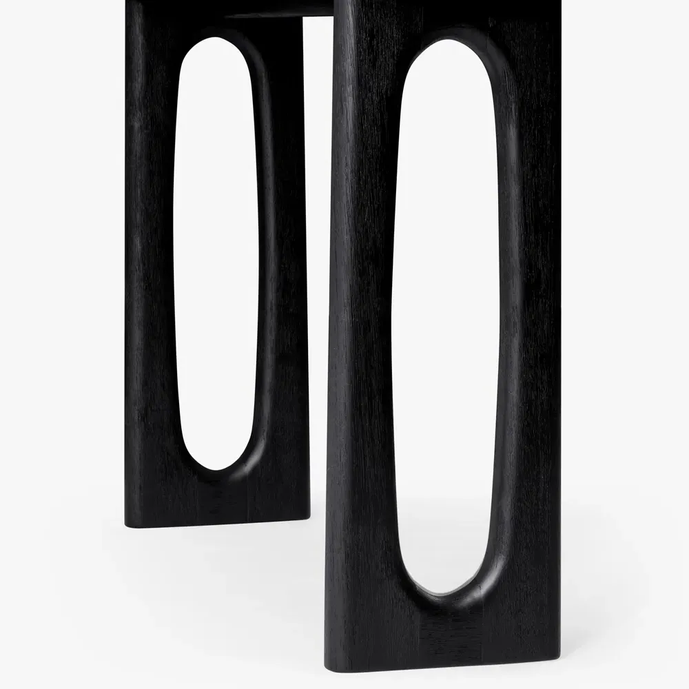 Arley Console Table - Black, Oak