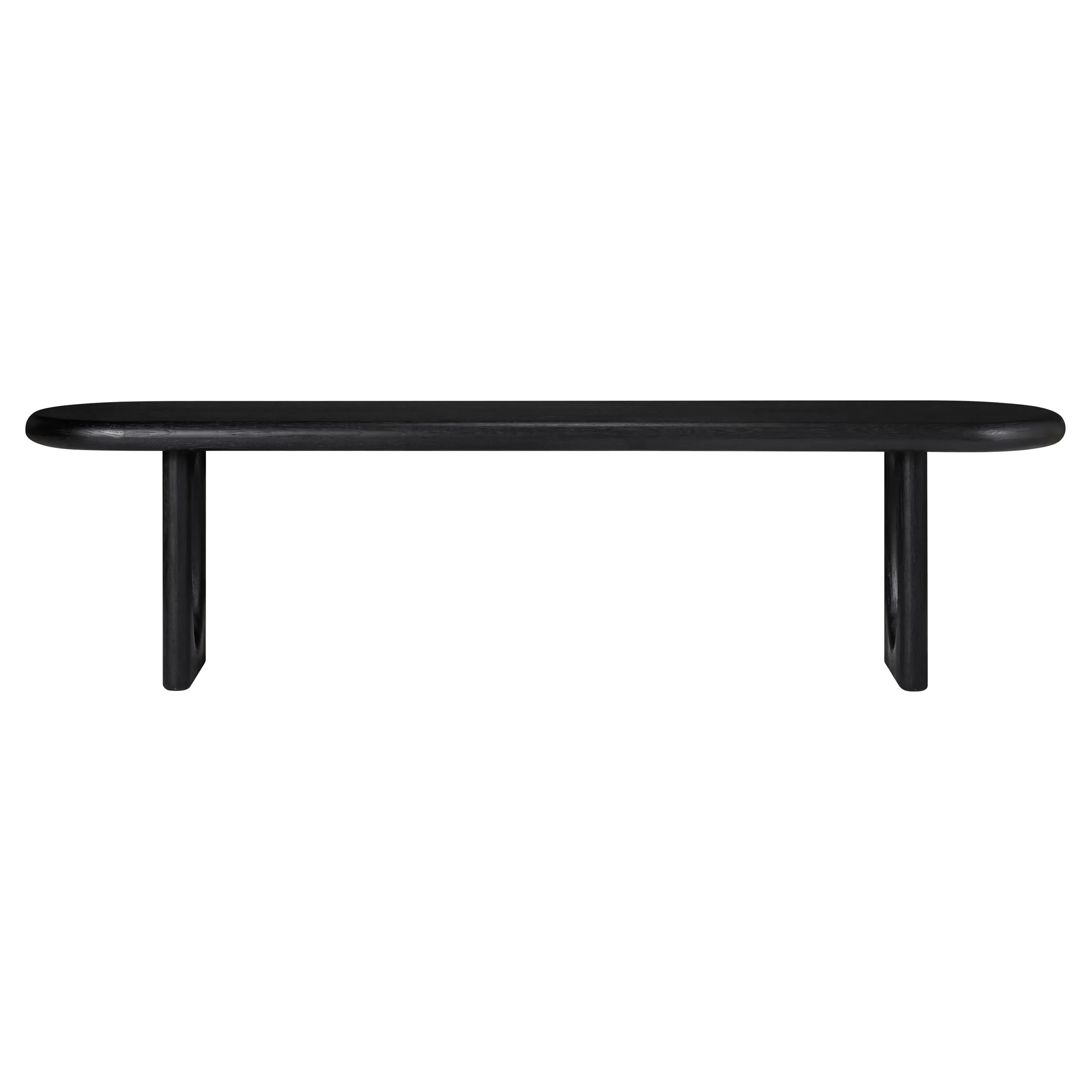 Arley Dining Bench - Black, Oak