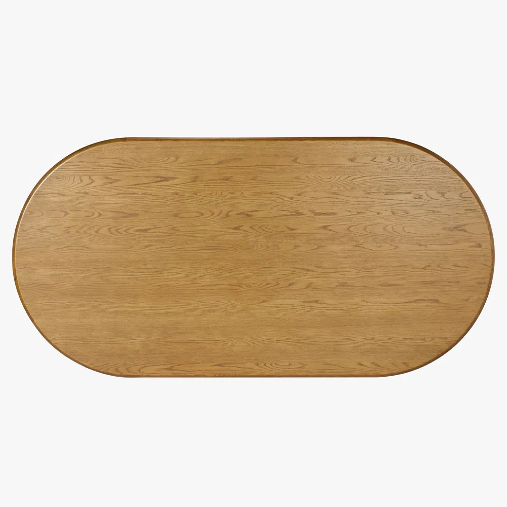 Arley Oval Dining Table - Natural, Oak