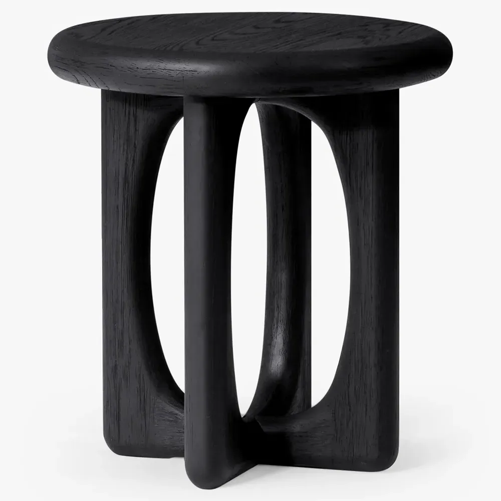 Arley Side Table - Black, Oak