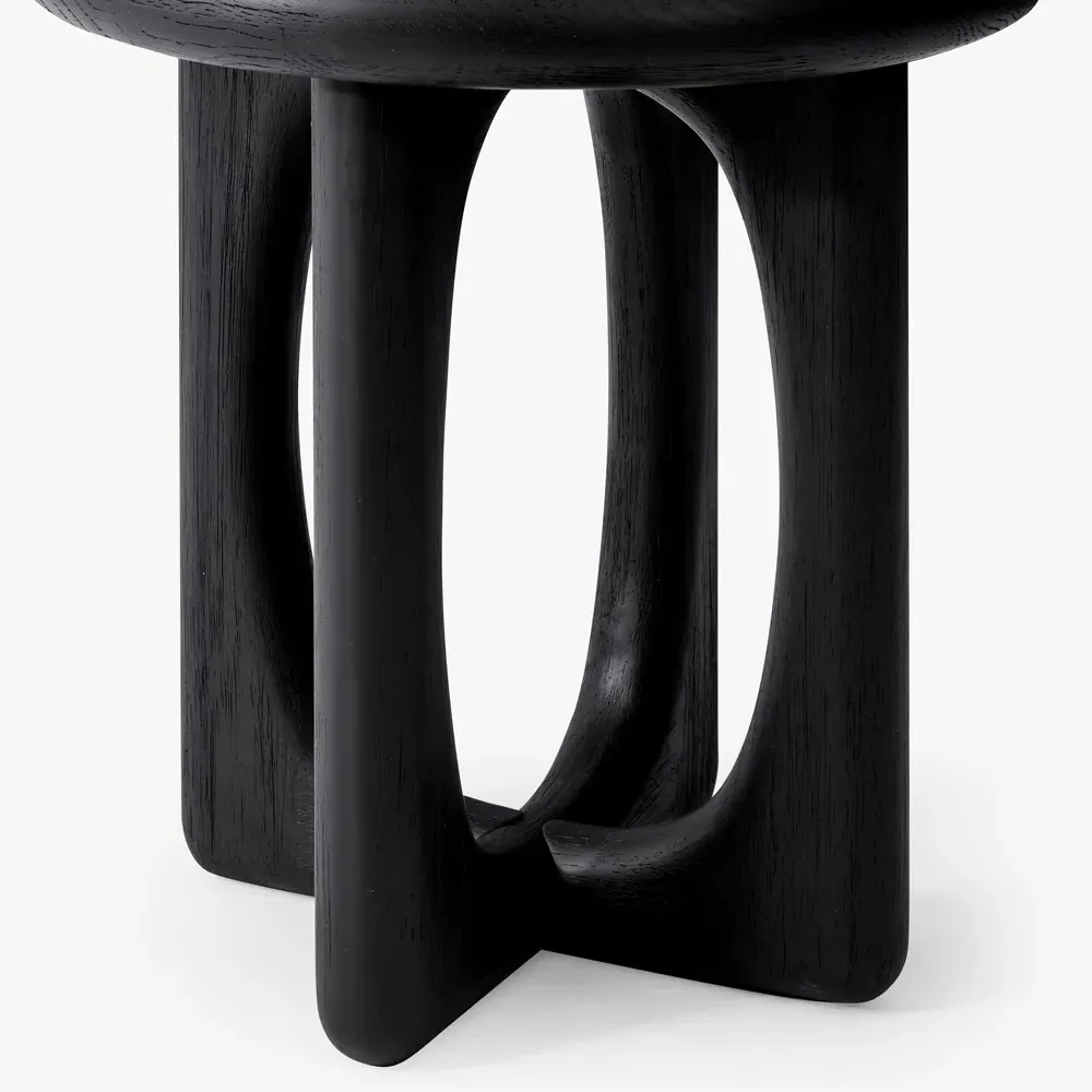Arley Side Table - Black, Oak