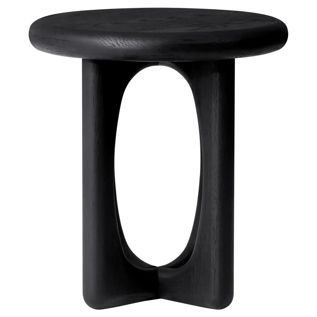 Arley Side Table - Black, Oak image