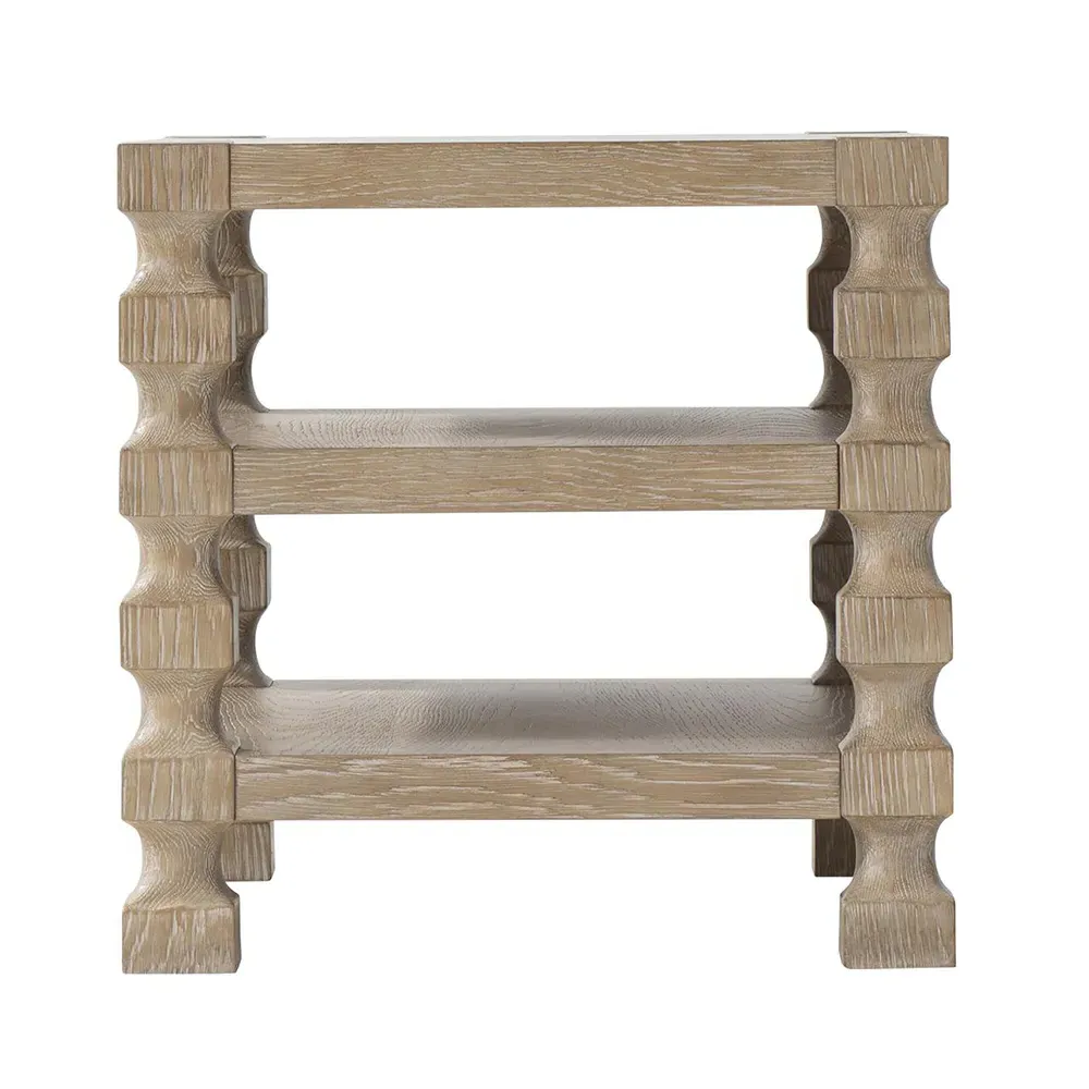 Arlo Rectangular Side Table - Brown, Oak