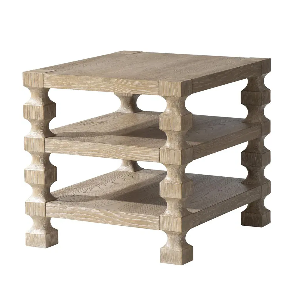 Arlo Rectangular Side Table - Brown, Oak