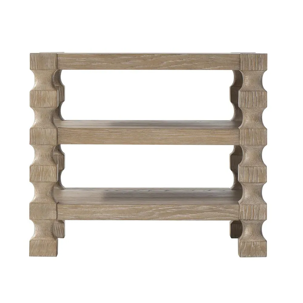 Arlo Rectangular Side Table - Brown, Oak