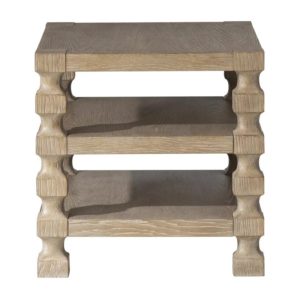 Arlo Rectangular Side Table - Brown, Oak image