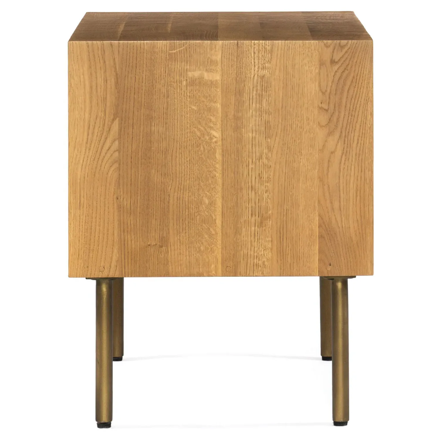 Arlyn 2 Drawer Nightstand - Brown, Oak