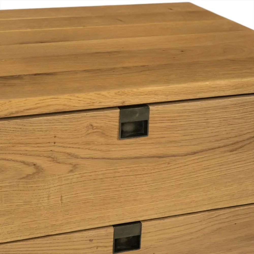 Arlyn 2 Drawer Nightstand - Brown, Oak