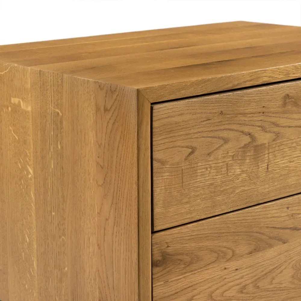 Arlyn 2 Drawer Nightstand - Brown, Oak