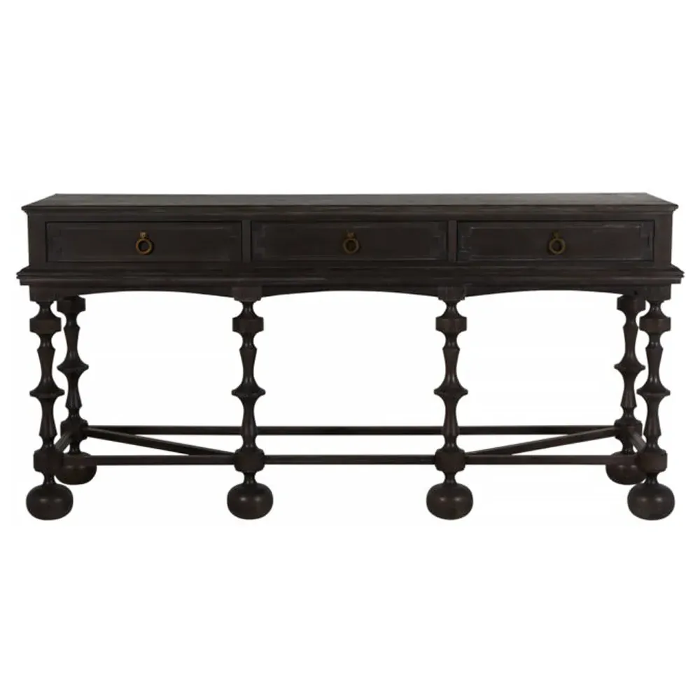 Arrington Console Table - Black, Wood