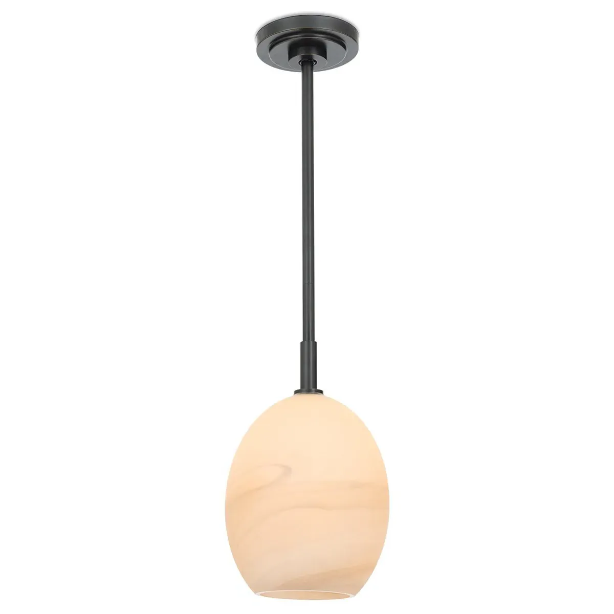 Artemis Single Pendant Light - Oil Rubbed Bronze, Glass