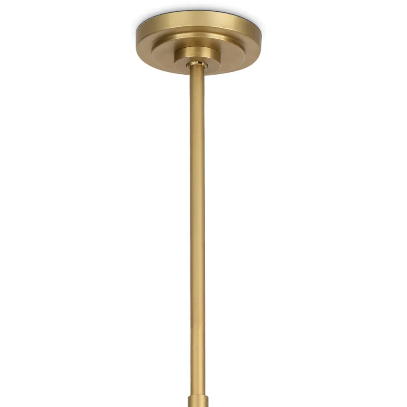 Artemis Sputnik Chandelier - Natural Brass, Glass