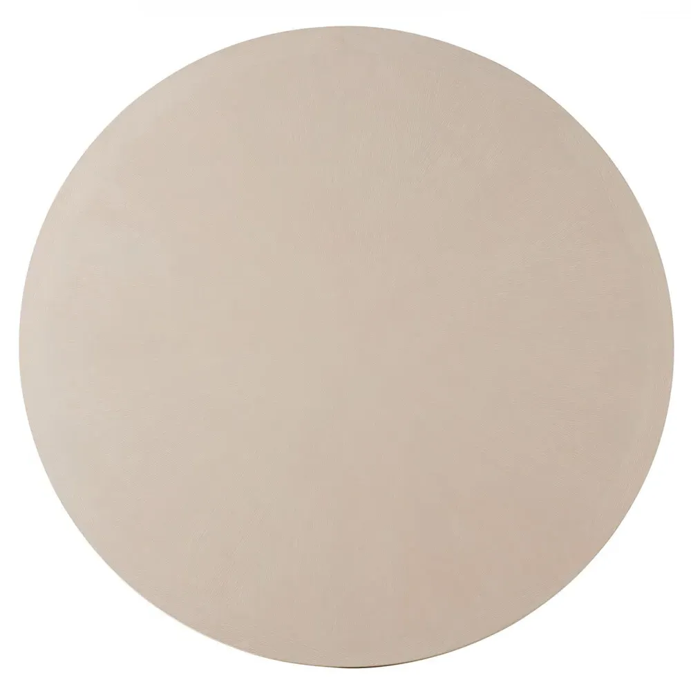 Artesia Round Game Table - White, Oak Wood