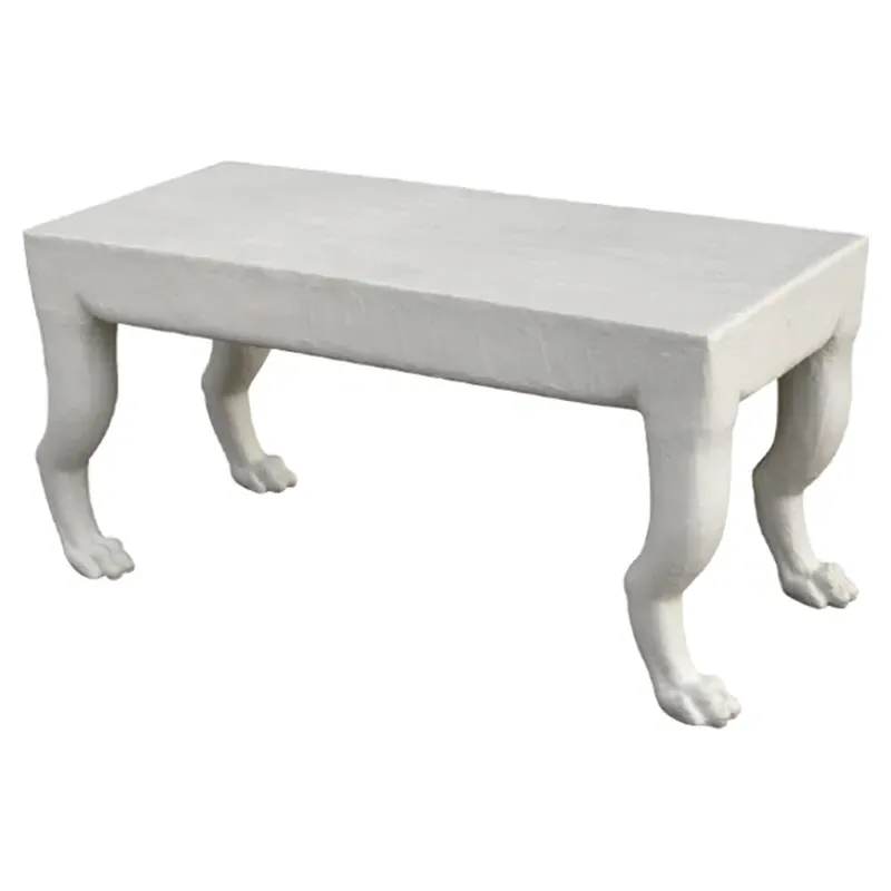 Arthur Bench - White, Resin image