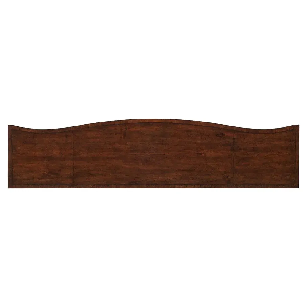 Arthur Curved Console Table - Cherry Wood