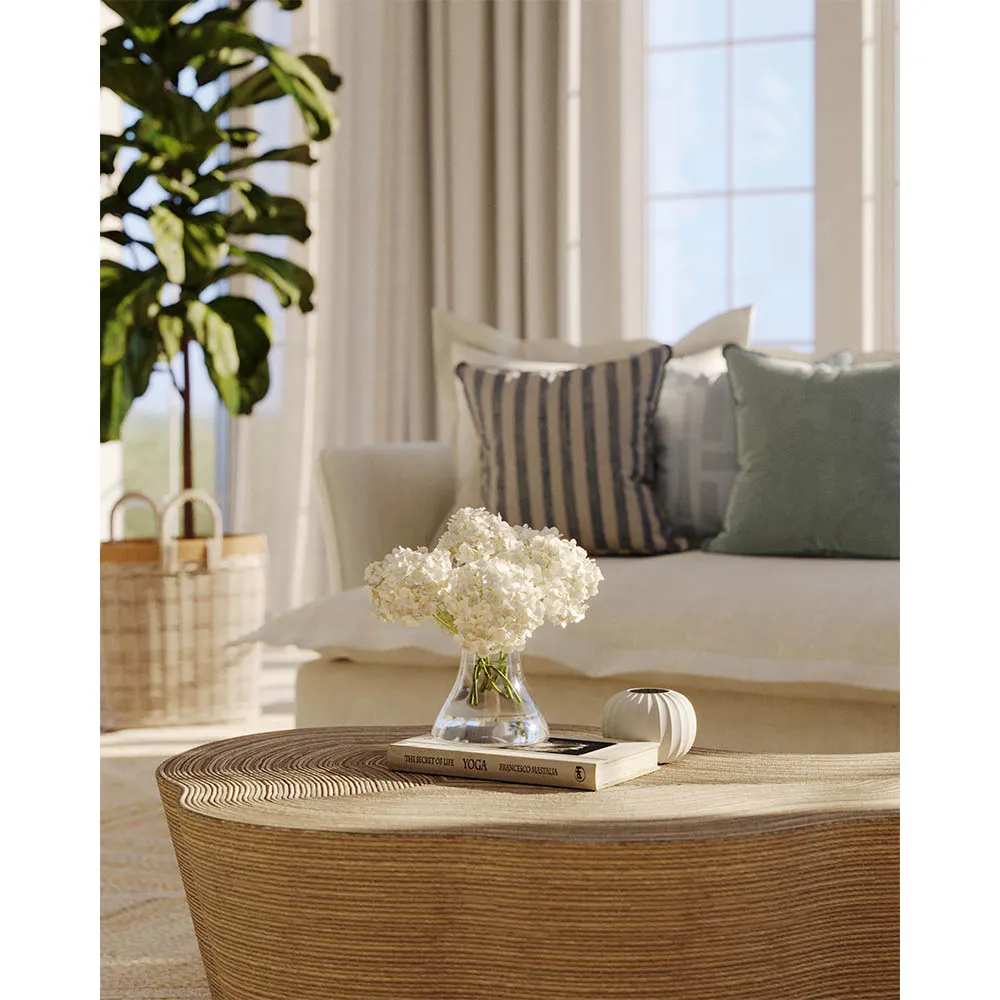 Arthur Harvest Baskets Set of 2 - Brown, Rattan