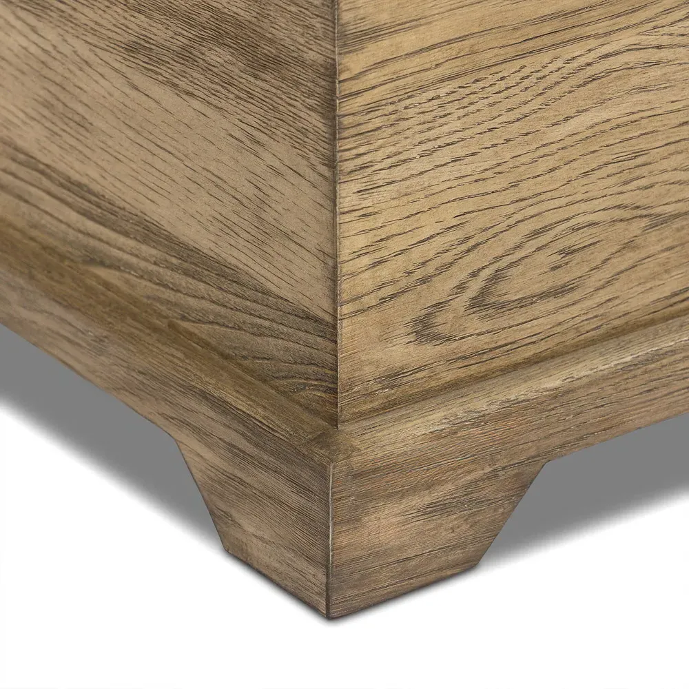 Arthur Storage Bench - Brown, Oak Wood