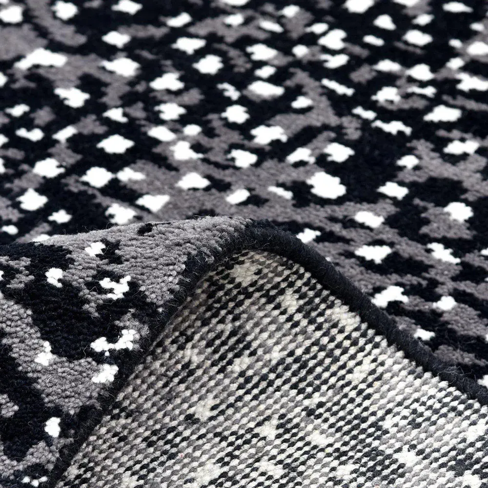 Arvin 3x5 Hand Knotted Rug - Black, Wool