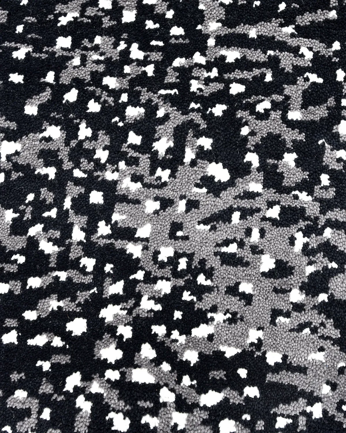 Arvin 8x10 Hand Knotted Rug - Black, Wool